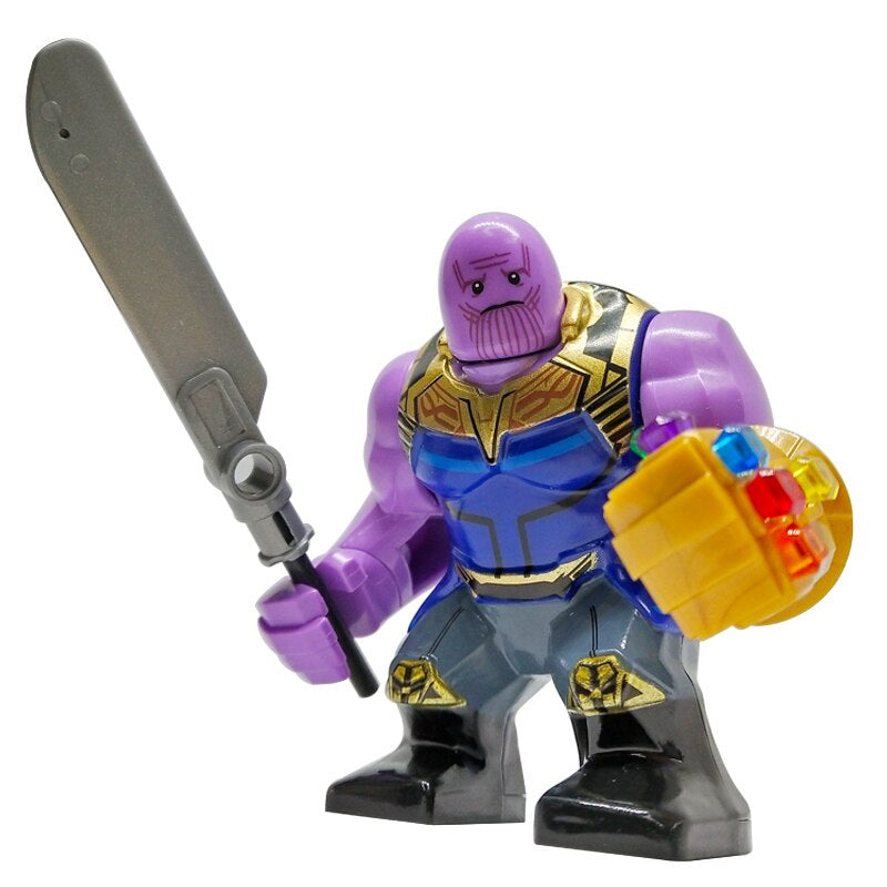 Large Thanos MCU Avengers Infinity War (2018) Custom Brick Compatible Minifigure Toy