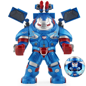 Iron Patriot (War Machine) Marvel Superhero Custom Brick Compatible Minifigure Toy