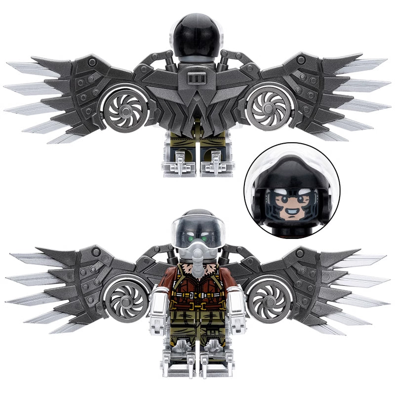 Vulture MCU Spider-man: Homecoming Custom Brick Compatible Minifigure Toy
