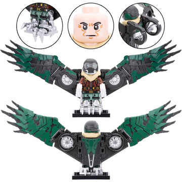 Vulture MCU Spider-man: Homecoming (2017) Custom Brick Compatible Minifigure Toy