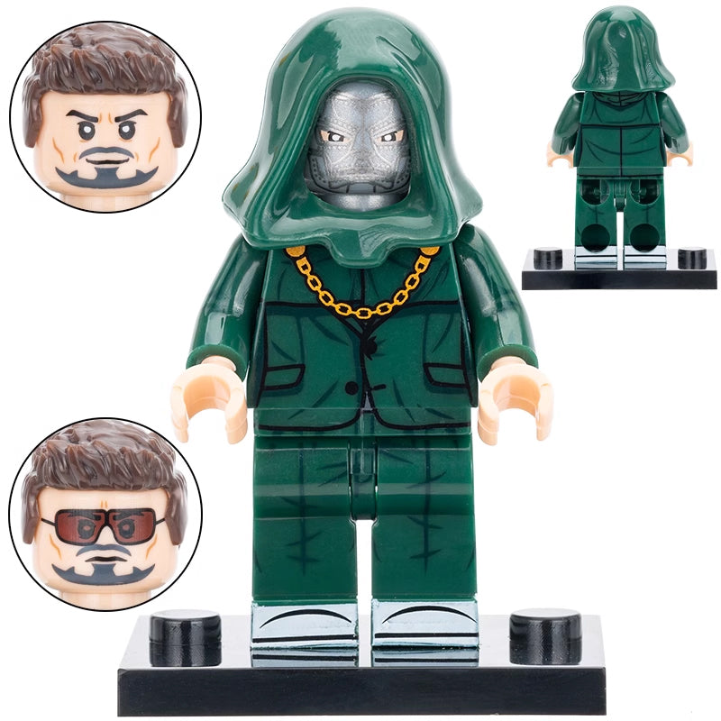 Doctor Doom Inspired by SDCC Edition Custom Brick Compatible Minifigure Toy