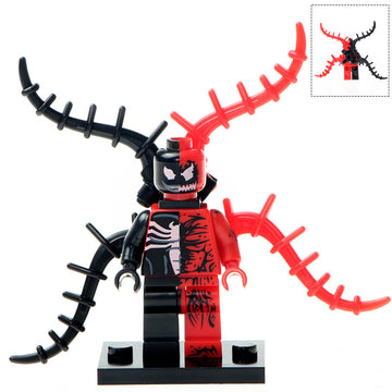 Venom Carnage Marvel Super Heroes Custom Brick Based Minifigure Toy