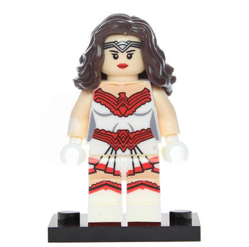 Santa Wonder Woman DC Super Heroes Custom Brick Compatible Minifigure Toy