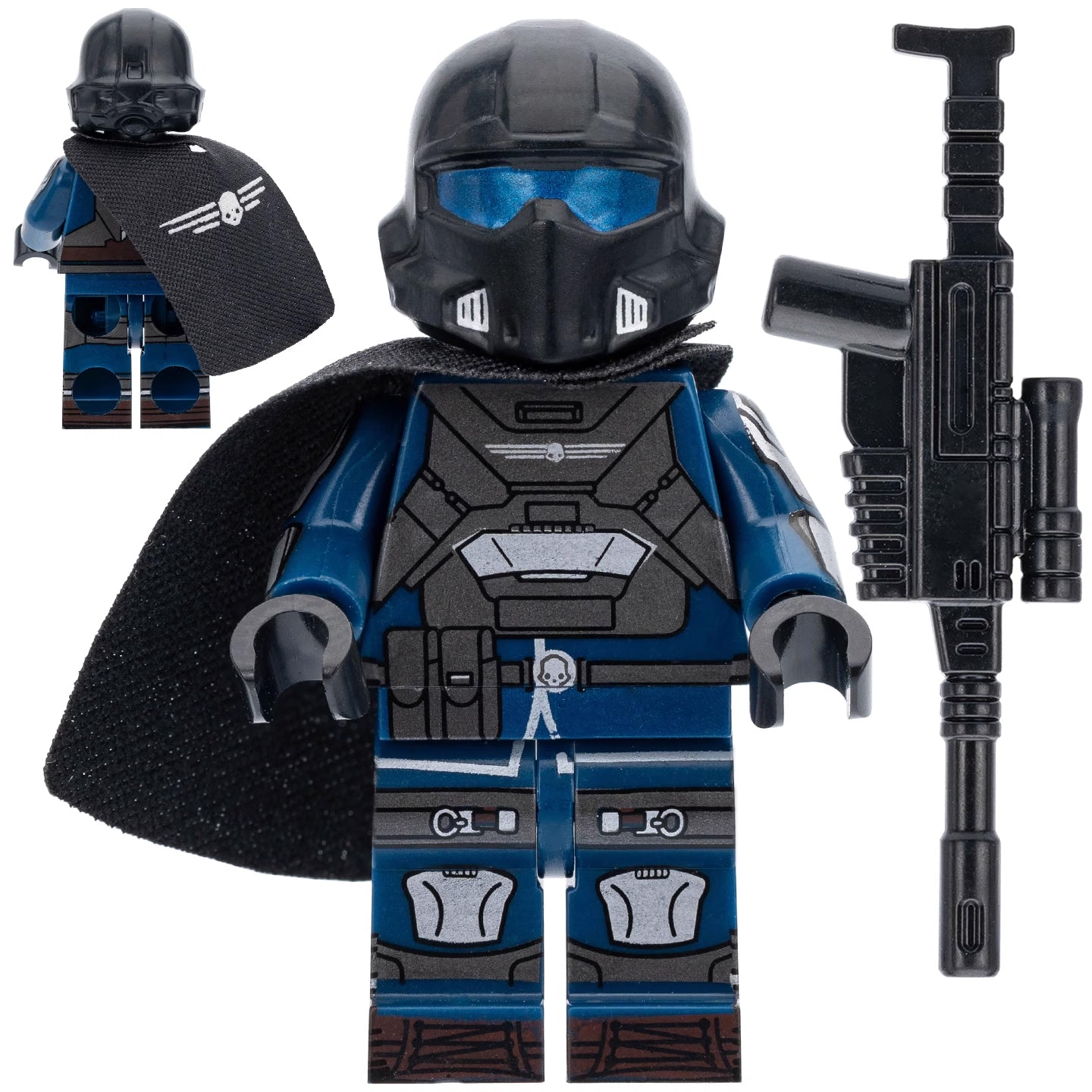 Helldivers 2 Video Game Helldiver Soldier Custom Brick Compatible Minifigure Toy