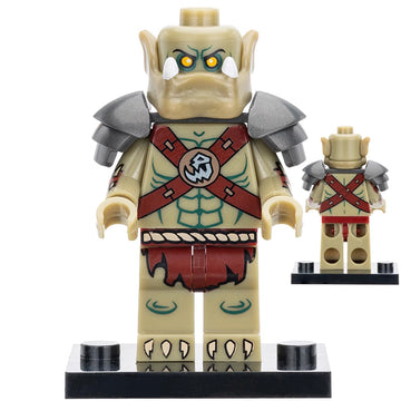 World of Warcraft Orc Soldier Horde Warrior Custom Brick Compatible Minifigure Toy