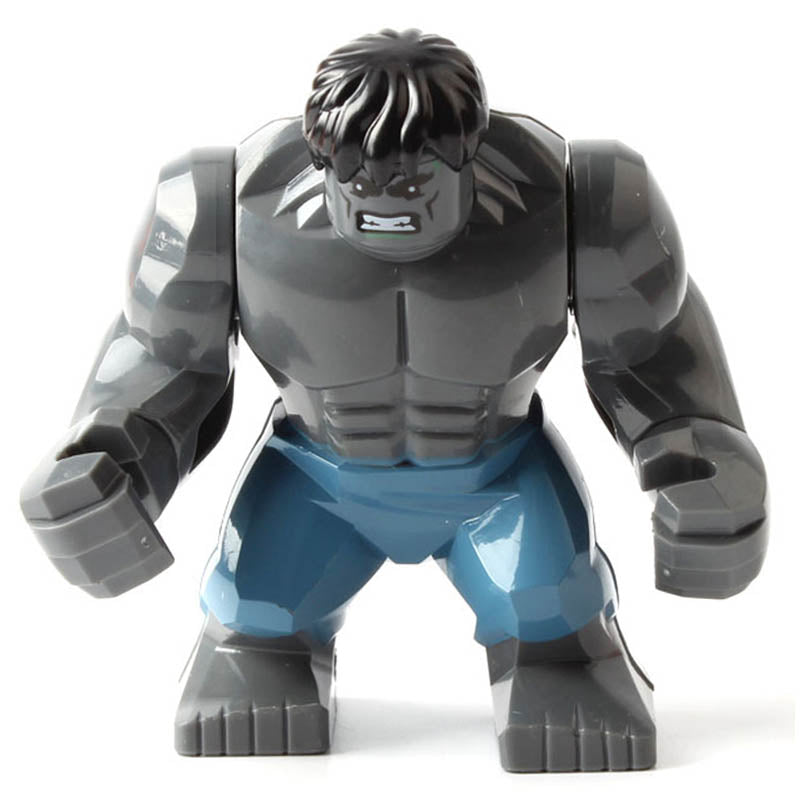 Grey Hulk (BigFig) MCU Super Heroes Custom Brick Compatible Minifigure Toy