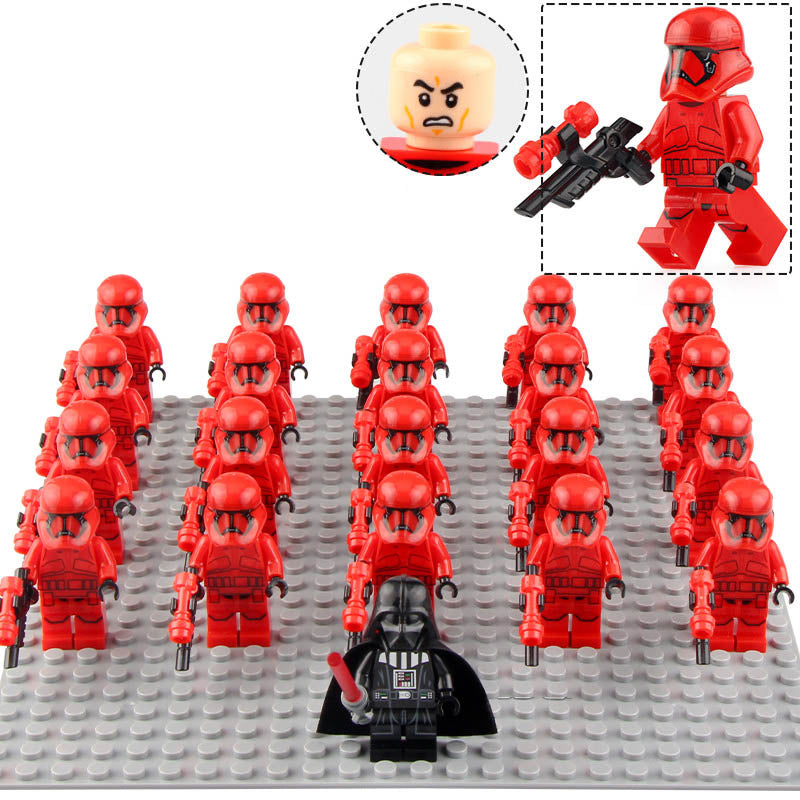 Star Wars Sith Trooper Soldiers Custom Brick Compatible Minifigure Set 21Pcs