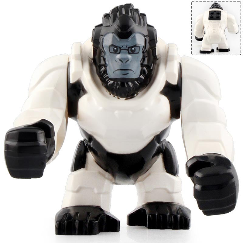 Overwatch Winston Gorilla Scientist Hero BigFig Custom Brick Compatible Figure Toy