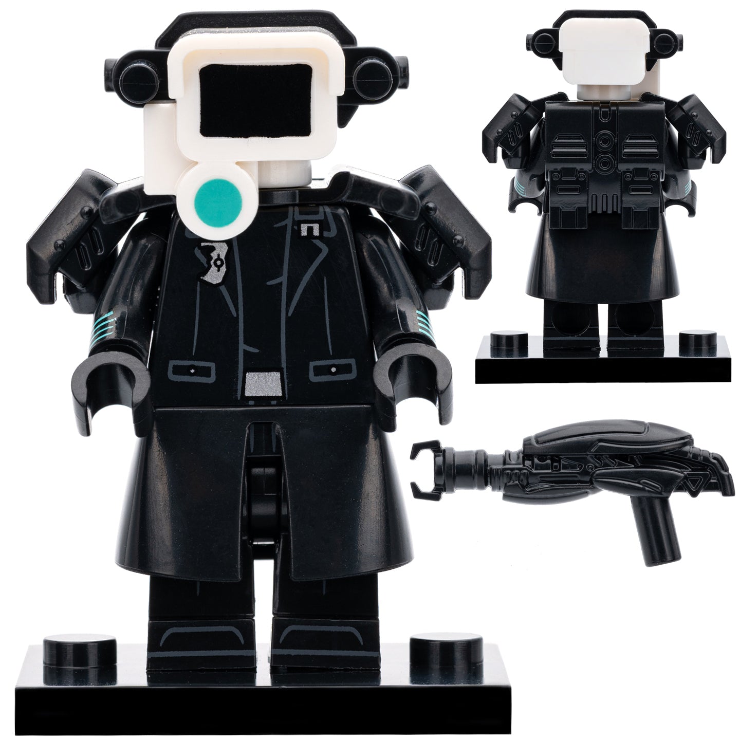 Skibidi Toilet Cameraman 3.0 Monitor A Custom Brick Compatible Minifigure Toy