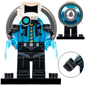Skibidi Toilet C4HD Cameraman 2.0 Monitor B Custom Brick Compatible Minifigure Toy