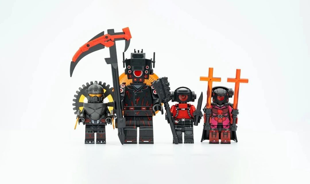 Skibidi Toilet Speakerman Alliance Speakerwoman Executioner Astro Hunter Custom Brick Compatible Minifigure Toy