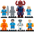 Galactus Surfer Human Torch Invisible Woman Thing Mr Fantastic HERBIE MCU The Fantastic Four First Steps Brick Compatible Minifigure Toy
