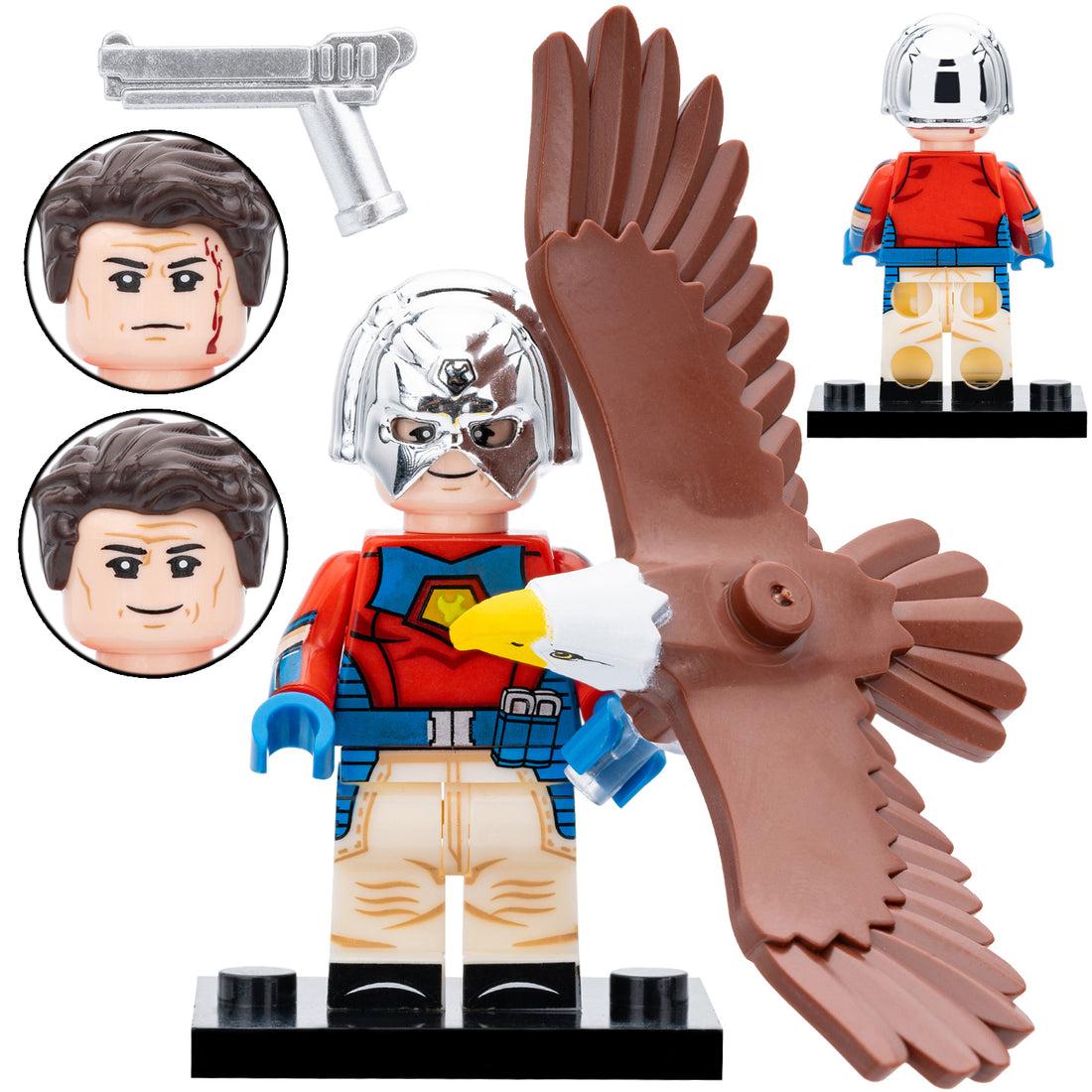 DCU Peacemaker Eagly Vigilante Judomaster Leota Adebayo John Economos Emilia Harcourt Custom Brick Compatible Minifigure Toy