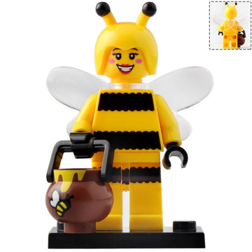Bumblebee Girl Bee Costume CMF 10 Custom Brick Compatible Minifigure Toy