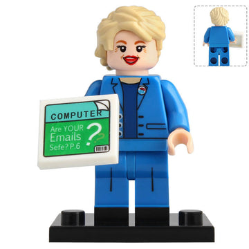 Hillary Clinton US Politician Celebrity Leader Custom Brick Compatible Minifigure Toy
