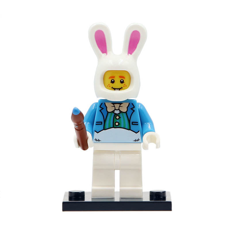 Easter Bunny Rabbit Costume Custom Brick Compatible Minifigure Toy