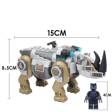 Rhino Guard Vehicle MCU Black Panther (2018) Custom Brick Compatible Minifigure Toy