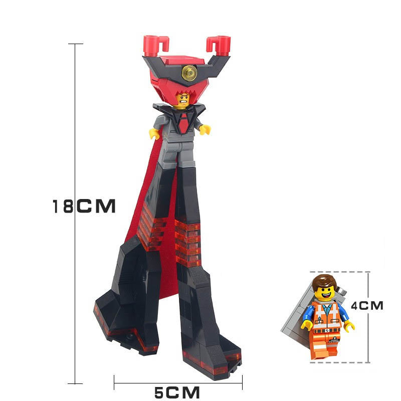 Lord Business President Business Movie Villain Character Custom Brick Compatible Minifigure Toy