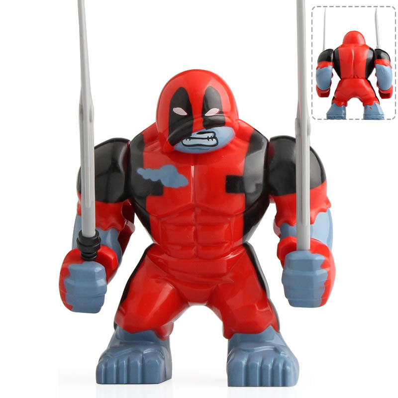 Hulkpool (BigFig) Marvel Super Heroes Custom Brick Compatible Minifigure Toy