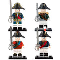 Napoleonic Era Military Generals Murat Kutuzov Wellesley Blucher Custom Brick Compatible Minifigure Toy