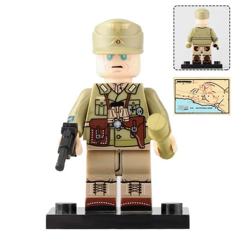 Afrika Korps P08 Pistol Soldier