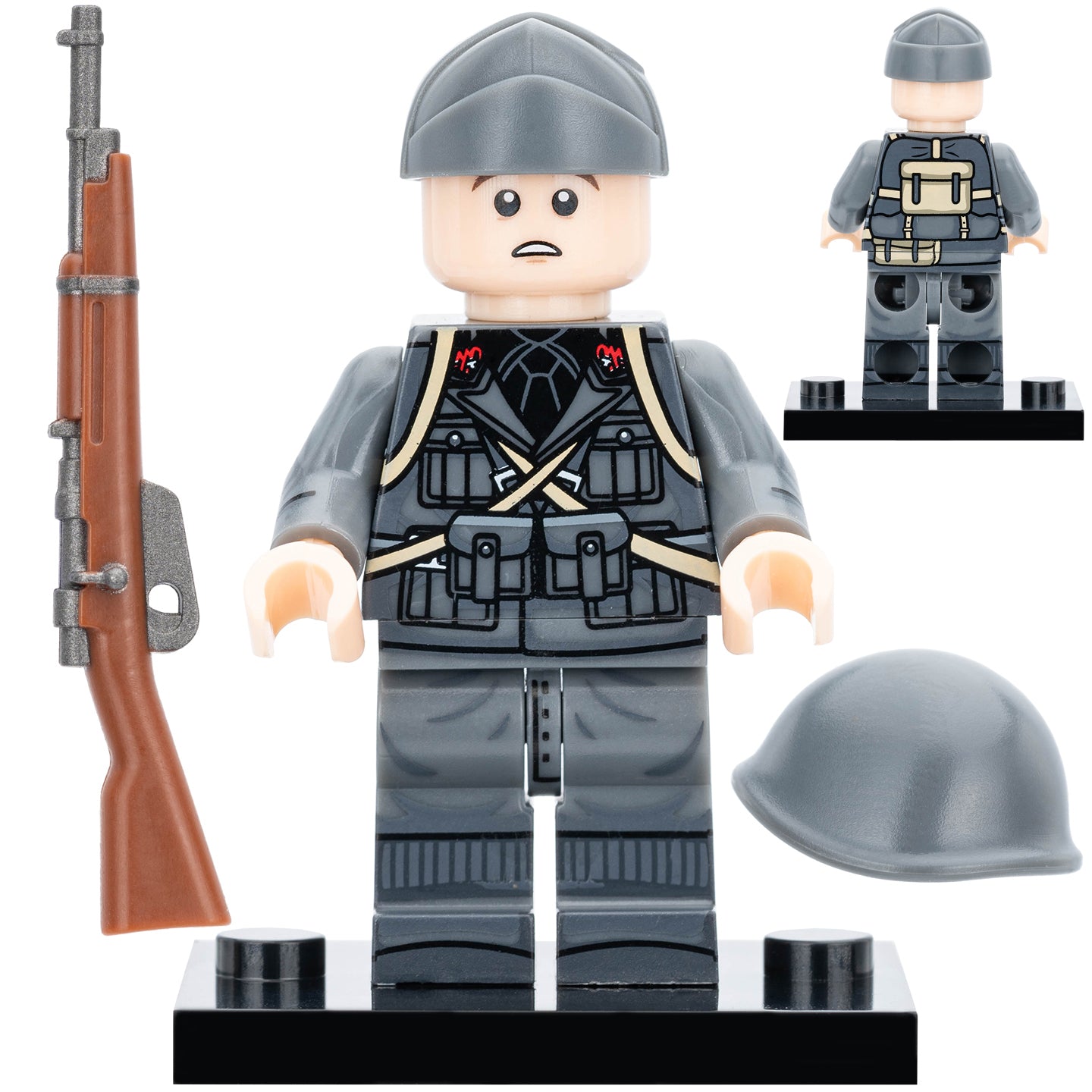 Italian Soldier with Carcano Rifle