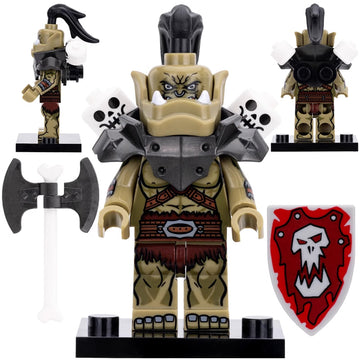 WoW Warcraft Orc Horde Warrior Azeroth Soldier Custom Brick Compatible Minifigure Toy