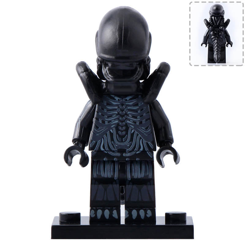 Xenomorph Sci-Fi Horror Space Creature Series Custom Brick Compatible Minifigure Toy