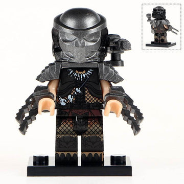 Horror Movie Predator (1987) Yautja Alien Hunter Sci-Fi Custom Brick Compatible Minifigure Toy