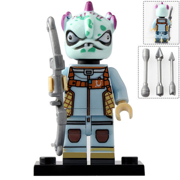 Fortnite Battle Royale Leviathan Alien Fish Pilot Legendary Skin Custom Brick Compatible Minifigure Toy