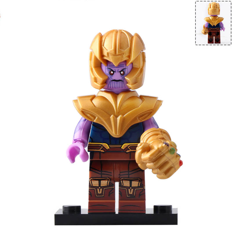Thanos MCU Avengers: Infinity War (2018) Custom Brick Compatible Minifigure Toy