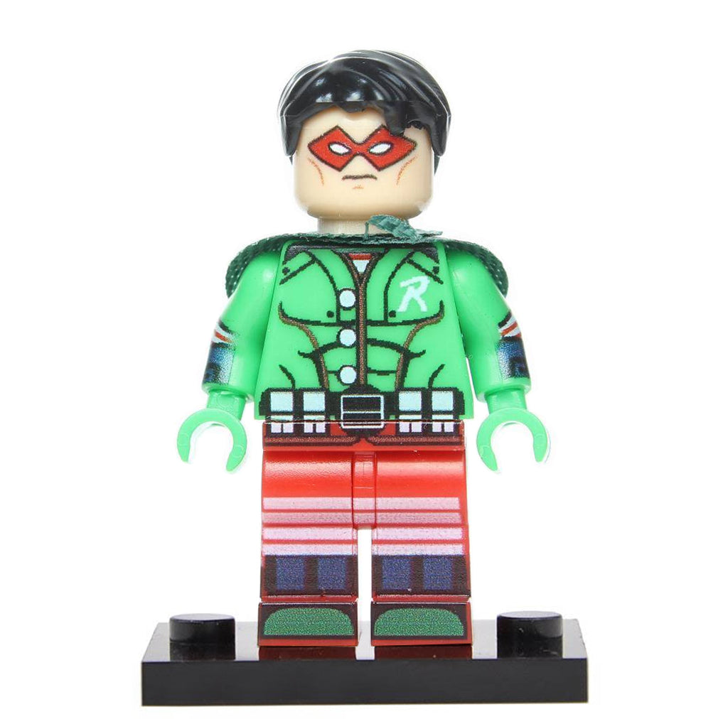 Christmas Elf Robin DC Superhero Custom Brick Compatible Minifigure Toy
