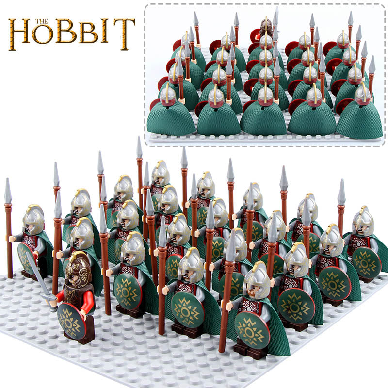 Eomer Rohan Warrior The Lord of the Rings Custom Brick Compatible Minifigure Set 21Pcs