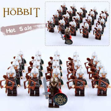 Lord of the Rings Rohirrim Warriors Rohan Soldiers Middle Earth Custom Brick Compatible Minifigure Set 21Pcs