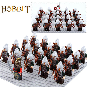 Lord of the Rings Middle Earth Rohan Soldier Rohirrim Warrior Custom Brick Compatible Minifigure Set 21Pcs