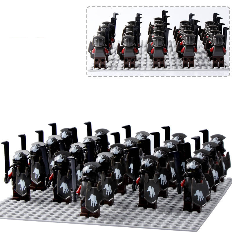 Lord of the Rings Uruk-Hai Warriors Custom Brick Compatible Minifigure Set 21Pcs