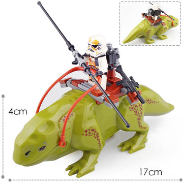 Star Wars Imperial Sandtrooper with Dewback Mount Custom Brick Compatible Minifigure Toy