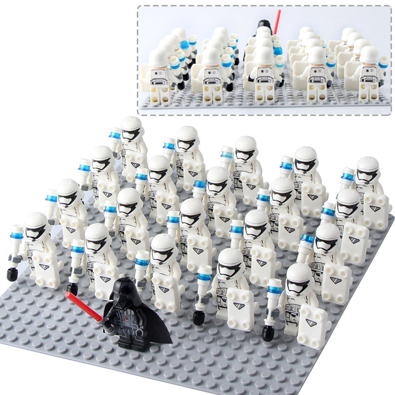 Star Wars First Order Stormtrooper Army Soldiers Custom Brick Compatible Minifigure Set 21Pcs