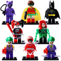 Joker Harley Quinn Poison Ivy Batman Robin Catwoman Calendar Man Batman Movie Inspired Custom Brick Compatible Minifigure Toy