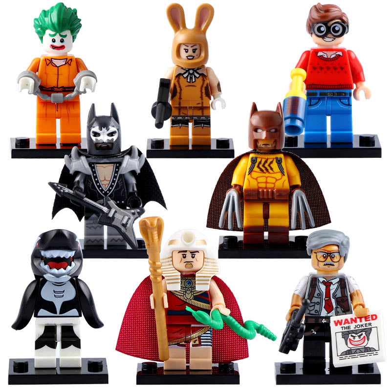 Commissioner Gordon Glam Metal Batman Orca Joker March Harriet Batman Movie Inspired Brick Compatible Minifigure Toy