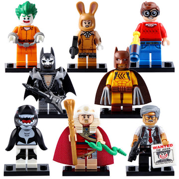 Commissioner Gordon Glam Metal Batman Orca Joker March Harriet Batman Movie Inspired Brick Compatible Minifigure Toy