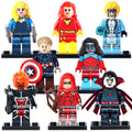 Black Canary Dark Phoenix Captain America Deadpool Multiverse Super Heroes Custom Brick Compatible Minifigure Toy