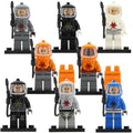 Radiation Suit Hazmat Nuclear Biohazard Custom Brick Compatible Minifigure Toy