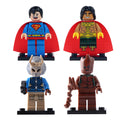 Superman El Dorado Erik Killmonger Teen Groot Multiverse Superhero Custom Brick Compatible Minifigure Toy