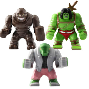 Skaar Clayface Lizard Multiverse Super Heroes Custom Brick Compatible Minifigure Toy