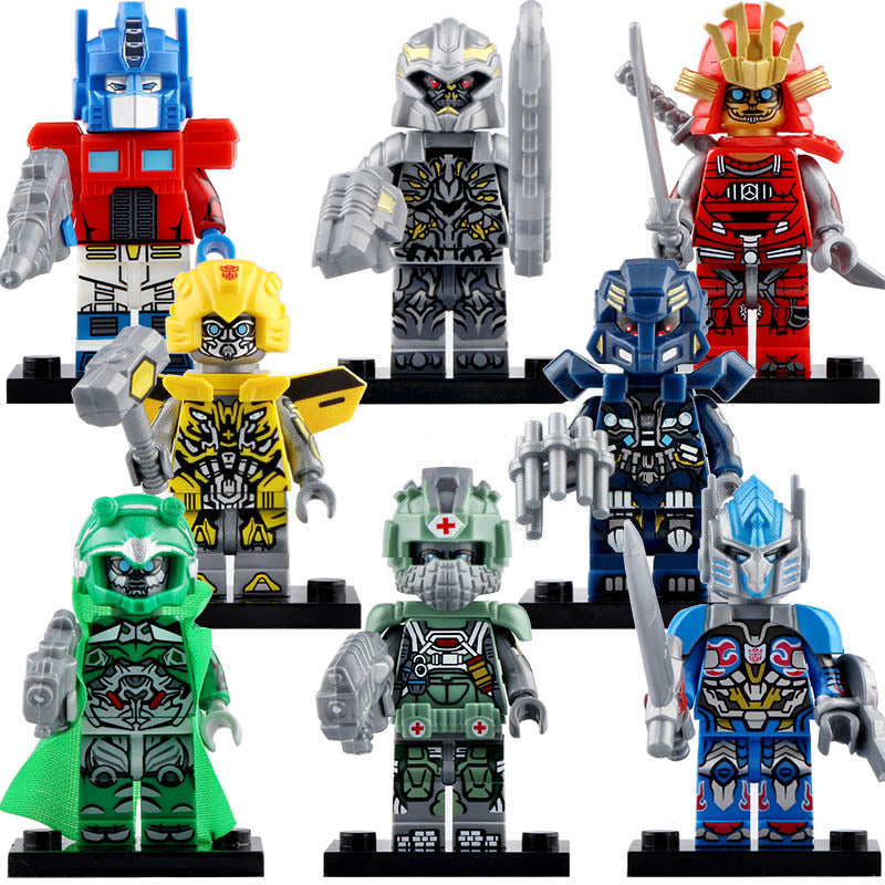 Bumblebee Barricade Drift Crosshairs Megatron Hound G1 Optimus Prime Transformers the Last Knight (2017) Brick Compatible Minifigure Toy