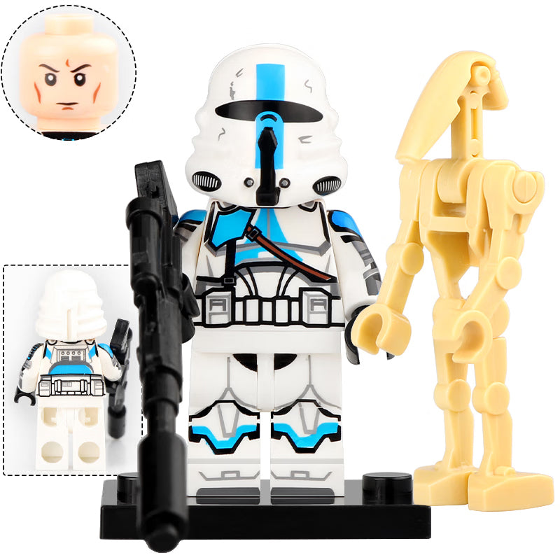 501st Legion Airborne Trooper w/ Battle Droid (Revenge of the Sith)