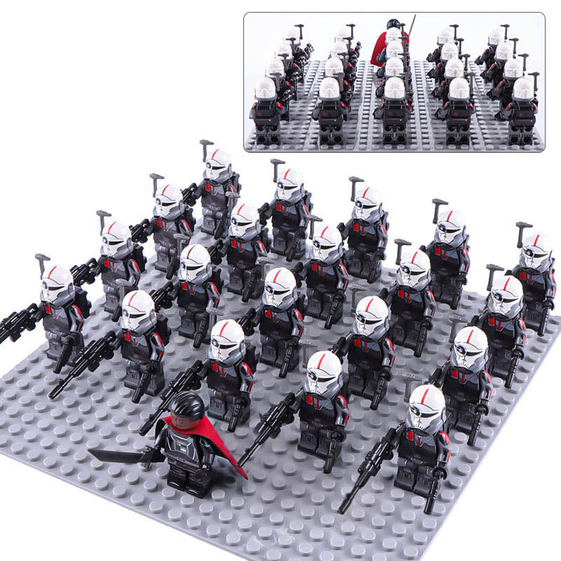 Star Wars The Bad Batch Clone Force 99 Crosshair Custom Brick Compatible Minifigure Set 21Pcs