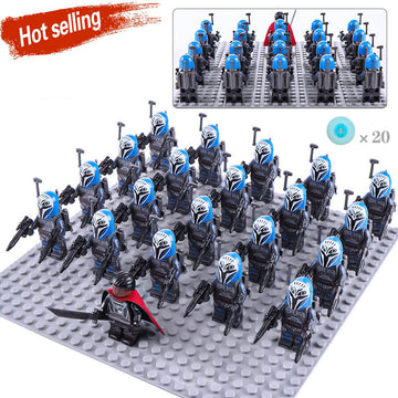 Star Wars The Clone Wars Bo-Katan Kryze Mandalorian Warrior Custom Brick Compatible Minifigure Set 21Pcs