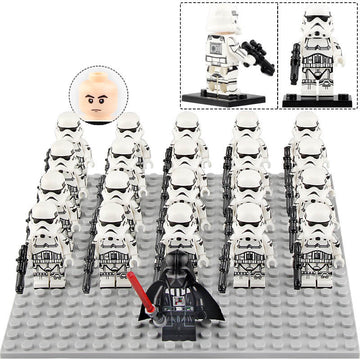 Star Wars Mandalorian Imperial Stormtrooper Soldier Custom Brick Compatible Minifigure Toy Set 21Pcs